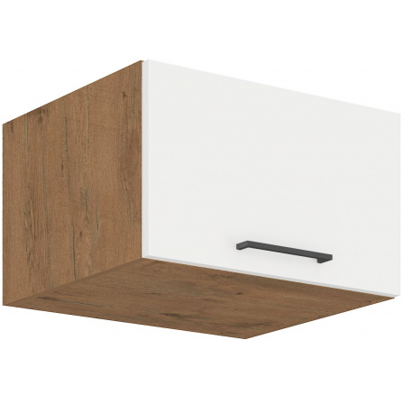 Horná skrinka VIGO - 60 NAGU-36 1F, Dub Lancelot / Biely lesk Horná skrinka VIGO - 60 NAGU-36 1F, Dub Lancelot / Biely lesk