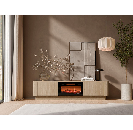 TV komoda MARCO 180 s elektrickým krbom, dub Cremona TV komoda MARCO 180 s elektrickým krbom, dub Cremona