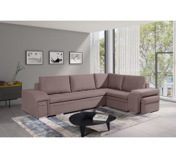 Rohová sedacia súprava AIL s Taburetom, Inari 52 Pravá