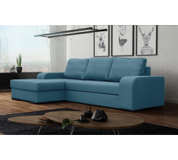 Rohová sedacia súprava Frogo L modrá