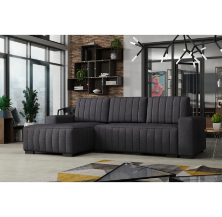 Rohová sedacia súprava Hakim L - falcone05/sivá