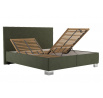 Posteľ Silviana 180x200, olivová