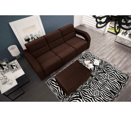 Pohovka Alza+T tmavá.hnedá Casablanca 2307