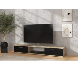 RTV SELLA Sonoma+Čierna Matná