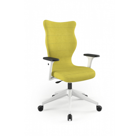 Kancelárske otočné kreslo NERO PLUS , biele Deco 19 veľkosť 7