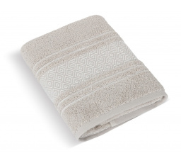 Froté uterák Mozaika 50x100cm 550g béžová