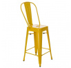 Hoker Paris Back 66cm žltý inšpirovaný Tolix