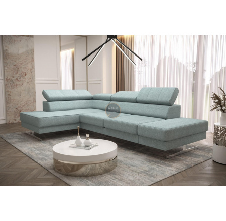 Rohová sedacia súprava EMPORIO MINI 300x180 - mätová, ľavá