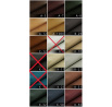 Sofa GALAXY III 300 cm prírodná koža - Krémová koža
