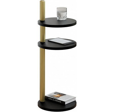 Odkladací stolík Claro II okrúhly Ø30 cm – rôzne farby na výber – Čierny MiniPearl, Zlatý Odkladací stolík Claro II okrúhly Ø30 cm – rôzne farby na výber – Čierny MiniPearl, Zlatý