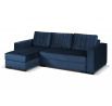 Rohová sedacia súprava Verča UNI tmavo modrá