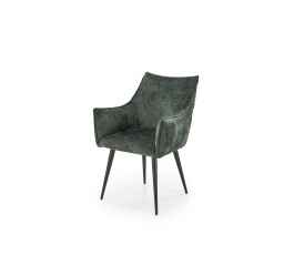 Jedálenská stolička K559, zelená/čierna