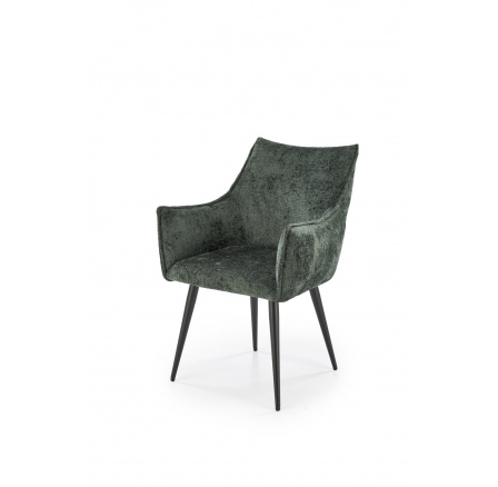 Jedálenská stolička K559, zelená/čierna