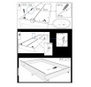 Posteľ s matracom a zásuvkou CASIMO ELEPHANT 140x70 Biela