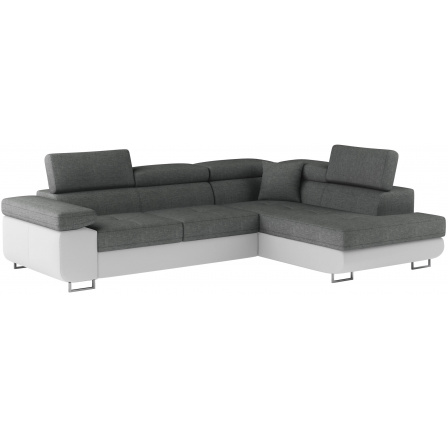 Rohová sedacia súprava ANTON, Sawana 21 / Soft 17 Pravá