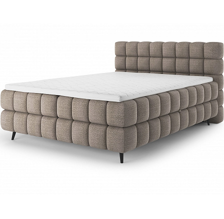 Čalúnená posteľ - boxspring SABENO 160x200, Royal 20