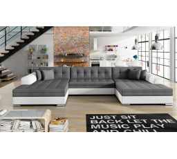 Sedacia súprava v tvare U VENTO, Sawana 05/Soft 17