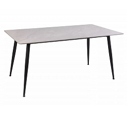 Jedálenský stôl RION, Sivá/ Čierna