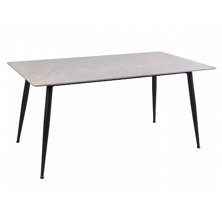 Jedálenský stôl RION, Sivá/ Čierna