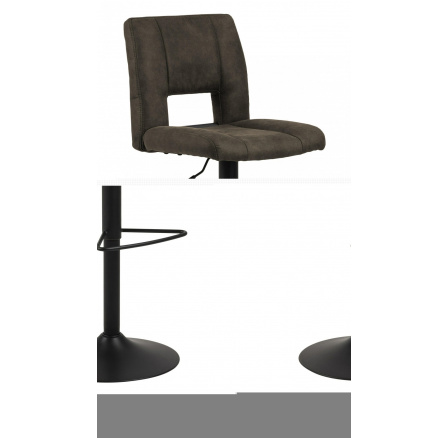 Barová stolička Sylvia antracitová/čierna