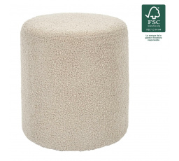 Pufa Rhea boucle taupe