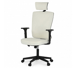 Kancelářská židle, houpací mechanismus, béžová látka, KA-W3137 BG