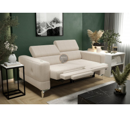 Sofa TOSCANIA II, relax 185 cm - krémová