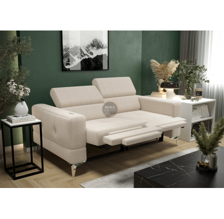 Sofa TOSCANIA II, relax 185 cm - krémová