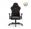 Herné kreslo LED RGB Starter čierne