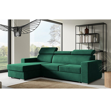 Rohová sedacia súprava ADELKA Ľavá, Monolith 37