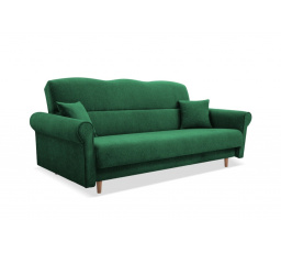 Pohovka rozkladacia LOFT 3 Zelená, Arva 12