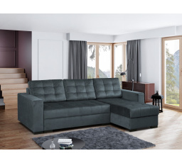 Rohová sedacia súprava Linda UNI sivá