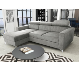 Rohová sedacia súprava Mildred L sivá