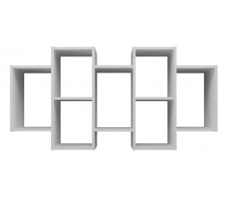 Regál Brody 7P, biela