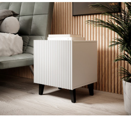 Sada nočných stolíkov PAFOS, Biela