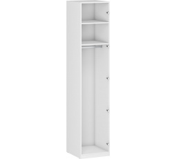 Šatníková skriňa FLEX K2 body, biela