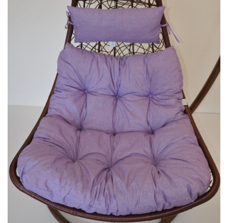 Poduška na závesnú hojdačku Margarita - látka fialový melír