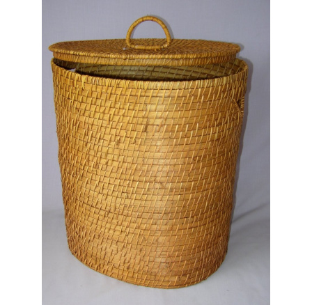 Kôš na bielizeň ratanový oválny