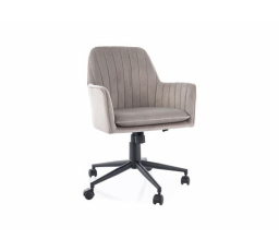 Kancelárske kreslo Q-886 VELVET, tmavobéžová Bluvel 40