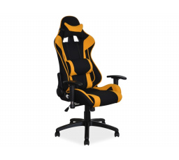 Kancelárska stolička VIPER, čierna/žltá