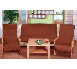 Prehoz na sedaciu súpravu Micro 3+1+1 hnedá