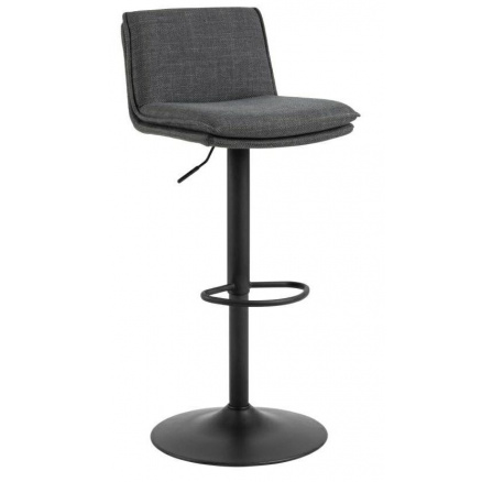 Barová stolička Flynn tmavo sivá