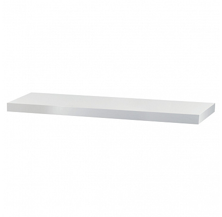 Nástenná polica 90 cm, MDF, matná biela, balená v ochrannej fólii Nástenná polica 90 cm, MDF, matná biela, balená v ochrannej fólii