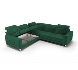 Rohová sedacia súprava MALIBU MAX 250x250 - voliteľný odtieň, ľavá