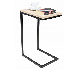 Odkladací stolík Loft – v rôznych farbách – dub Sonoma, čierny mat