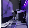 Držiak na monitor 49 palcov, šedo-čierny LED RGB X-ARM