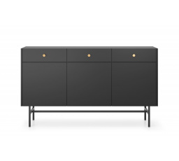 Komoda DIVA 3D3SZ čierna
