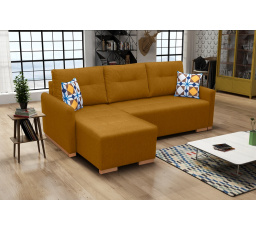 Rohová sedacia súprava Padova L žltá