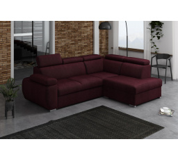 Rohová sedacia súprava Bodie IV pravá vínová