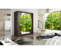 Šatní skriňa WENTURA VIII, Choco